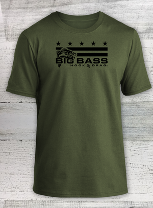 HD Fish - Subdued MERICANA - Short Sleeve - available in Catfish Walleye Crappie Bass