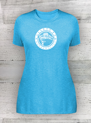 WOMEN’S PERFECT TRI ® TEE - CIRCLE SERIES - Walleye Catfish Crappie Bass