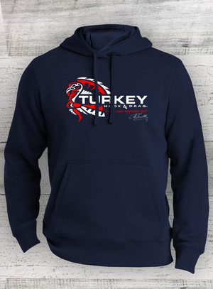 HD Turkey Patriotic 250 Blended Hoodie -Pullover Hooded Sweatshirt