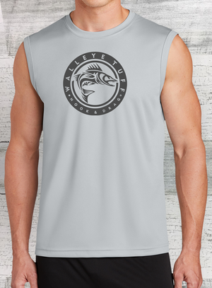 Walleye Tuff -Sleeveless - Circle Series - PosiCharge® Competitor™ Tee- Walleye Shirt