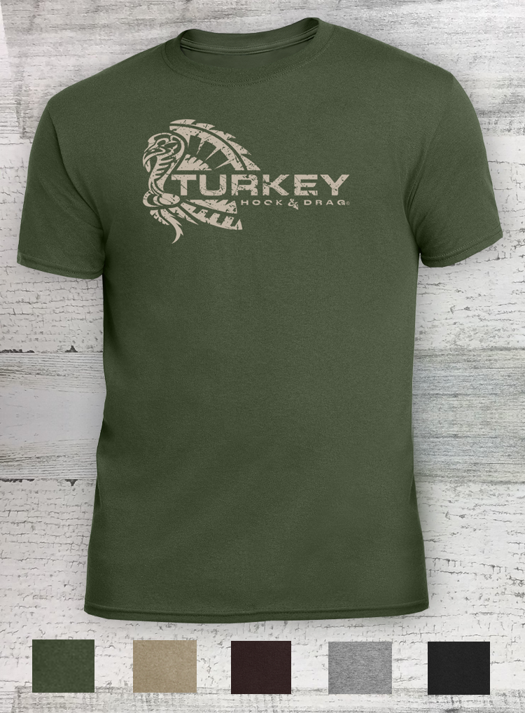 HD Turkey - Short Sleeve - 50/50 Hunting Shirt - various subdued color and Youth options