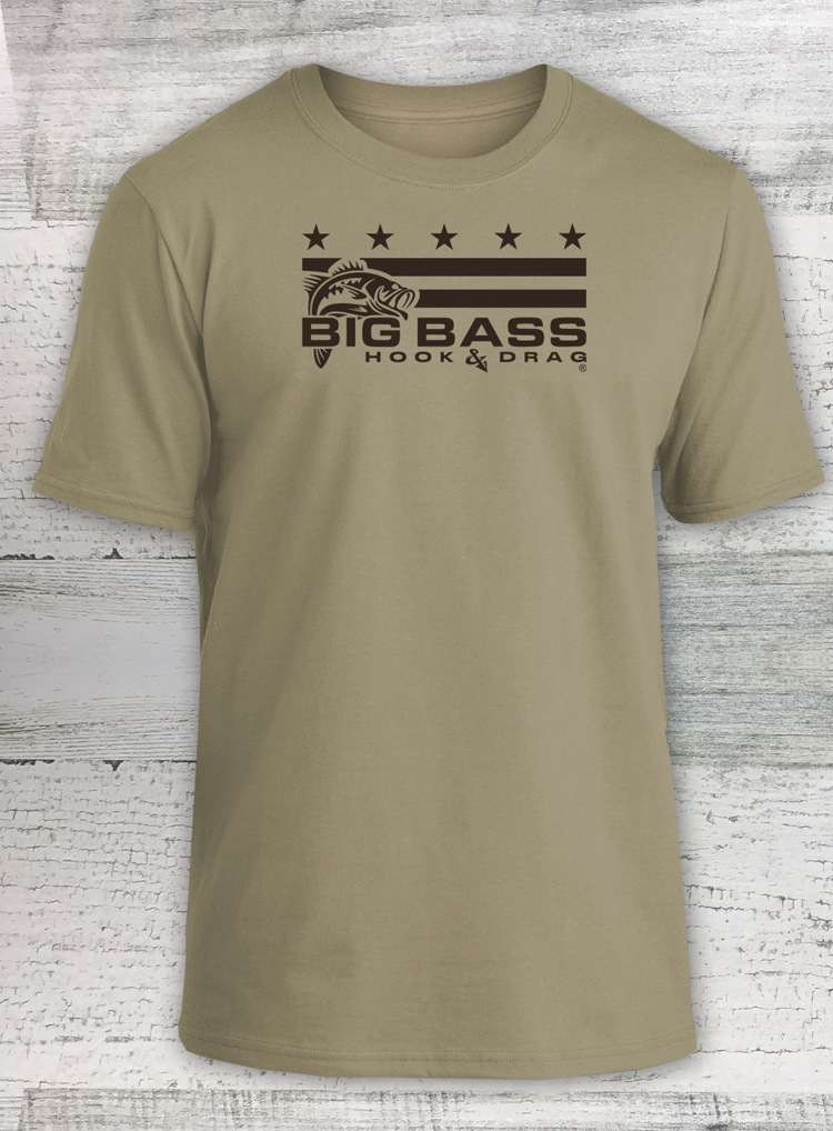 HD Fish - Subdued MERICANA - Short Sleeve - available in Catfish Walleye Crappie Bass