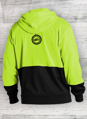 Safety yellow hoodie hot sale