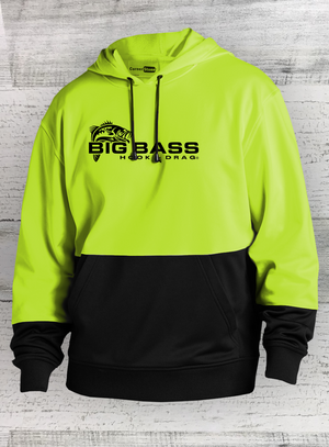 HD Fish - Sport Series - Enhanced Visibility Fleece Pull over Hoodie - Catfish Walleye Crappie Bass