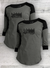 HD Fish -  Mericana -Ladies Heritage Blend Black Twist 3/4-Sleeve Baseball Raglan Tee - Catfish, Walleye, Crappie, Bass