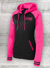 Catfish Tuff Mericana Neon Pink/Black Ladies Sport-Wick® Varsity Fleece Full-Zip Hooded Jacket