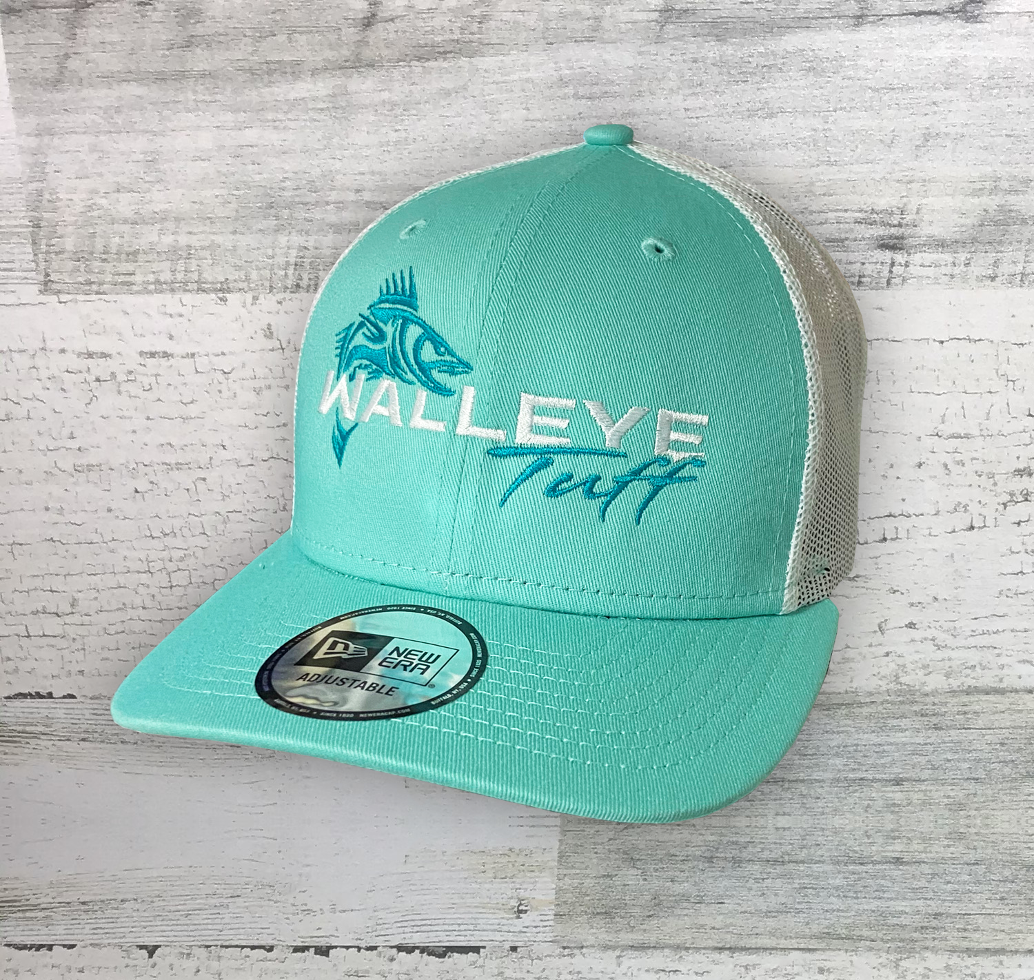 Walleye Tuff - Snapback Low Profile Trucker Cap fishing Hat