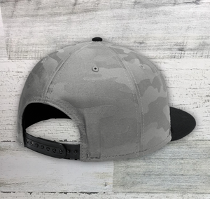 Walleye Tuff - Tonal Camo - Flat Bill Snapback Cap - Walleye Hat - fishing Hat