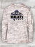 Walleye Tuff - Adult Men's SOLAR LONG SLEEVE Hooded Tee - MOSSY OAK ELEMENTS BONEFISH UPF 50+