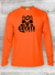 Coyote Tuff Safety Orange - Long Sleeve- heavy weight -Cotton feel - moisture wicking - performance shirt - hunting shirt
