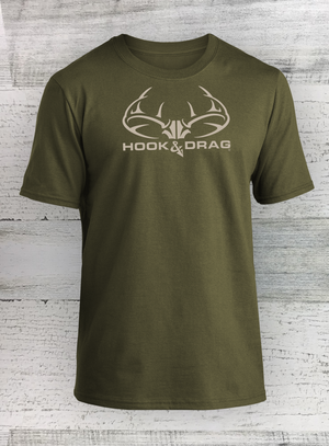 HD Big Buck All American Tee- Made in the USA - Short Sleeve - 100% cotton