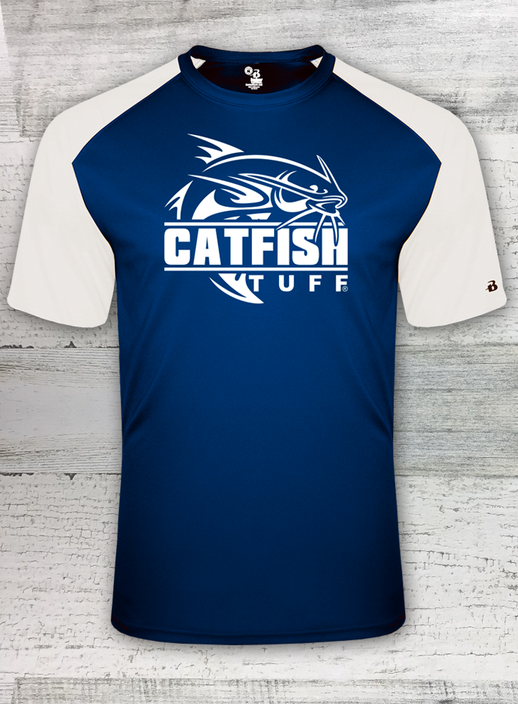 Catfish Tuff - Catfish Shirt - Adult Men's - Break Out Short Sleeve - -  Hook & Drag
