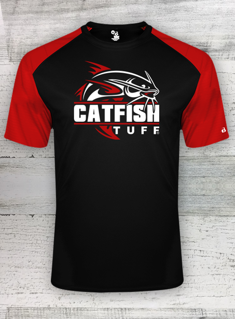 Catfish Tuff - Catfish Shirt - Adult Men's - Break Out Short Sleeve - -  Hook & Drag