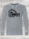 Turkey Tuff - Turkey Hunting Shirt -  Vintage Zen Thermal Long Sleeve T-Shirt