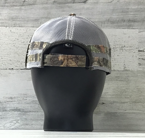 Turkey Tuff - Turkey Hat - Mossy Oak Frayed Camo Stripes Mesh-Back Cap