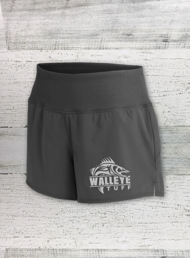 Walleye Tuff - Ladies Repeat Shorts - Reflective logo