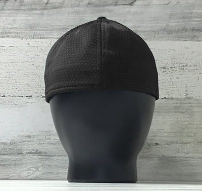 Walleye Tufff - Fishing Hat -  Tonal BLACK Camo Stretch Tech Mesh Cap