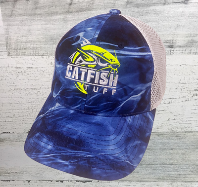 Catfish Tuff - Performance Camo Mesh-Back Cap - Fishing Hat