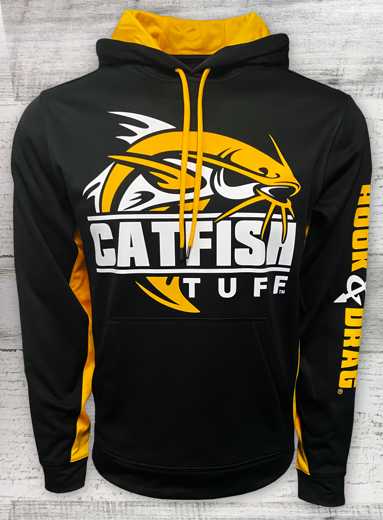 Catfish Hoodie - Catfish Tuff -Sport-Wick® Fleece Colorblock Hooded Pu -  Hook & Drag