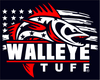 Walleye Tuff - Patriot - Decal 5 x 4