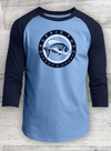 3/4 sleeve Colorblock Raglan Jersey - Fishing Shirt - Crappie Tuff - Circle Series - Crappie Shirt
